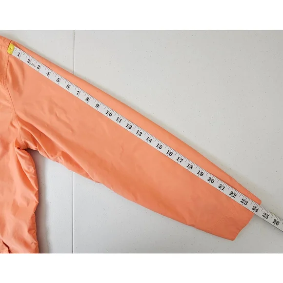 Carhartt Womens Rockford Windbreaker Jacket Rain Coat Coral Full Zip Hooded XS - Picture 7 of 16